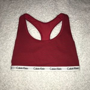 Red Star Print Bralette